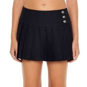 Black Pleated Skirt Size L